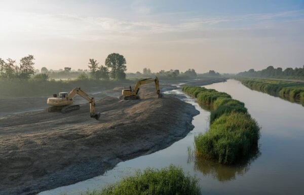 Adhiya River Bunding Phase 1